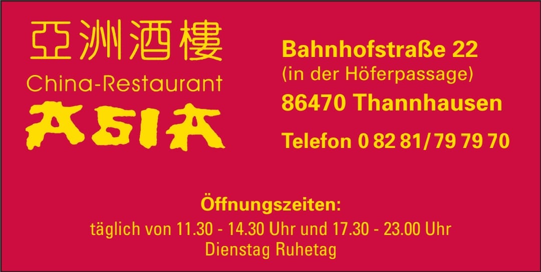China-Restaurant Asia Thannhausen