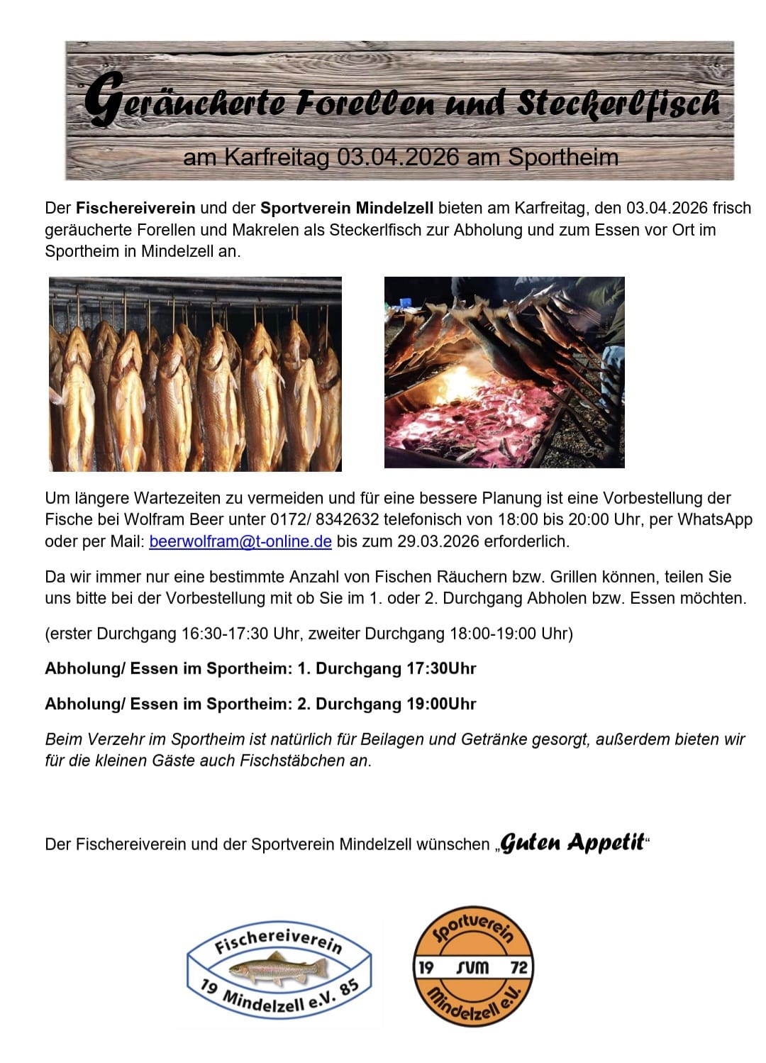 Fischessen an Karfreitag 2026